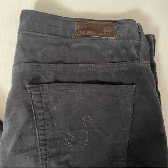 AG Adriano Goldschmied The Legging Super Skinny Velvet Jeans/Leggings - Picture 7 of 13